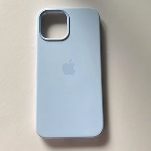 Apple Accessories Authentic Apple Silicone Magsafe Cloud Blue Iphone 2 Pro Max Case Poshmark